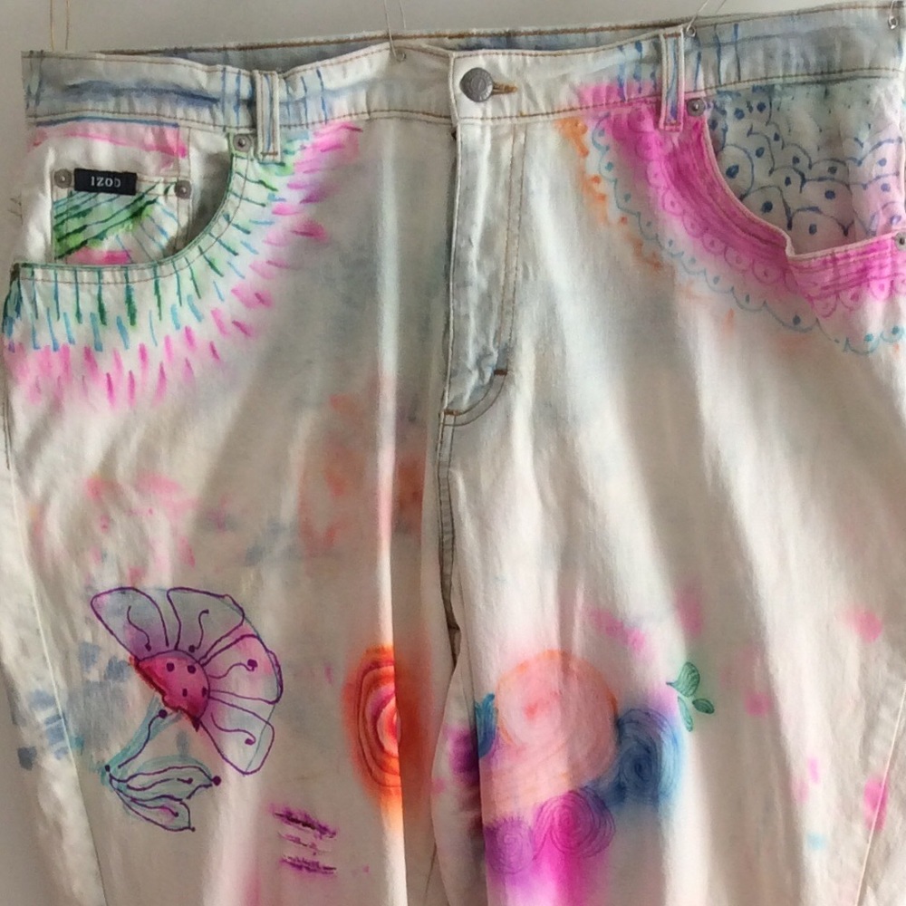 ARTIST PAINTED JEANS